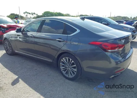 2017 Genesis G80 3.8 из США, поврежденный, VIN KMHGN4JE0HU211295